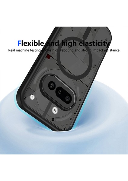 Nothing Phone 3A Kılıf, Manyetik Yarı Saydam Mat Darbeye Dayanıklı ve Parmak Izi Önleyici Koruyucu Kılıf-Siyah (Yurt Dışından) indirimleri