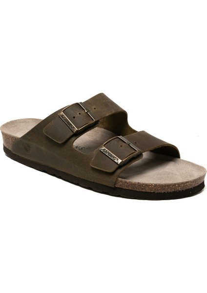 Erkek Terlik Hawaıı G105996 Genuins Oiled Leather Kaki fiyatları