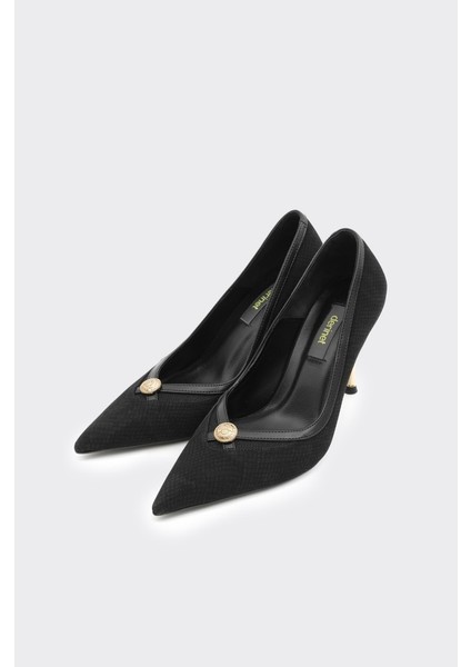 Topuklu Metal Aksesuarlı Kadın Stiletto fiyatları