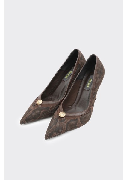 Topuklu Metal Aksesuarlı Kadın Stiletto fiyatları