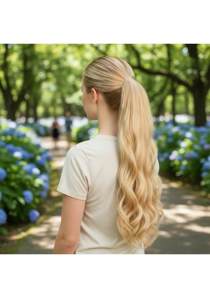 Tokalı Dalgalı At Kuyruğu / Balköpüğü Beyaz Platin Röfleli