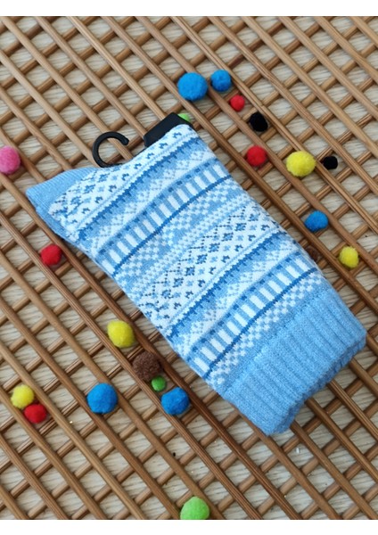 Desenli Kalın Viskon Elit Kadın Çorap