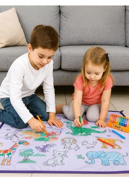 Color Me! Yıkanabilir Boyama Örtüsü – Boya, Yıka, Tekrar Boya! modelleri