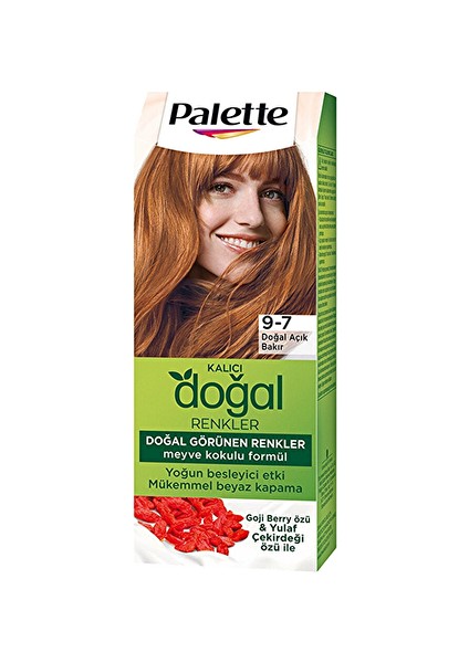 4 Adet Palette Natural Saç Boyası 9.7 Doğal Açık Bakır