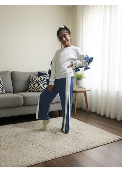 Kız Çocuk Uzun Kollu Şık Takım, Eşofman, Rahat, Modern Tarz