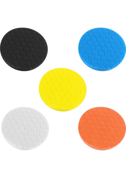 Adet 6 Inç 150MM Hex Logic Araba Cilalama Pedi Paketi (Yurt Dışından)