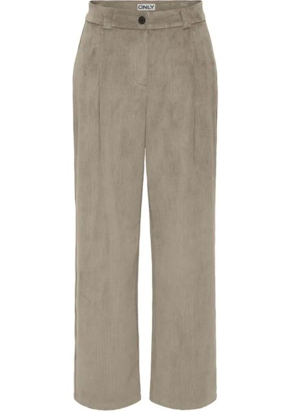 Onlhanna Kadife Relaxed Fit Yüksek Bel Pantolon Bayan Kadife Pantolon 15353641