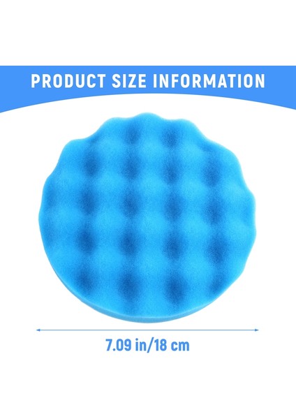 4 Adet 7 INÇ/180 mm Sünger Parlatma Tampon Ped Seti Araç Cilası Için (Yurt Dışından) indirimleri