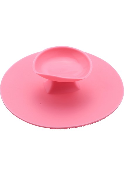 Silikon Makyaj Fırçası Temizleme Pedi Palet Fırça Temizleyici Temizleme Matı Yıkama Ovma Pedi Kozmetik Makyaj Temizleme Araçları Pembe (Yurt Dışından) fırsatları