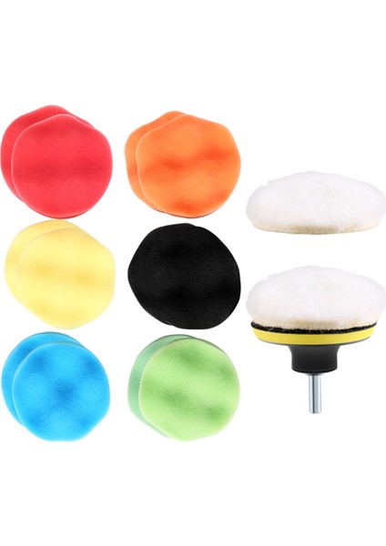 Parlatma Cilalama Pedi Oto Cilalayıcıları ve Parlatıcıları Balmumu Seti 15'li Paket + M10 Matkap Adaptör Kiti (Yurt Dışından) fiyatları