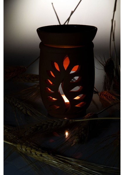 Yaprak Model El Yapımı Çömlek Buhurdanlık Tütsülük modelleri