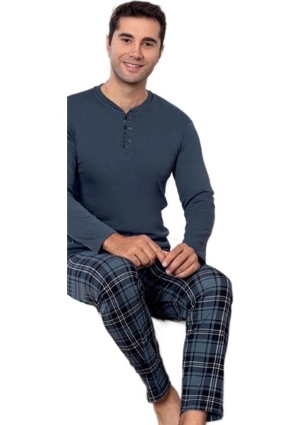 Aurum Penye Interlok Kumaş Kışlık Erkek Pijama Takımı M/2xl fiyatları