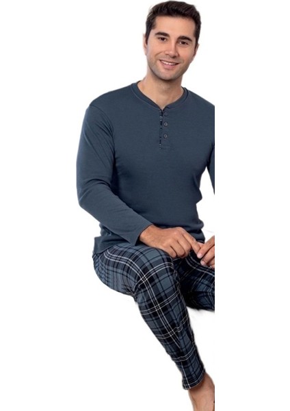 Aurum Penye Interlok Kumaş Kışlık Erkek Pijama Takımı M/2xl fırsatları