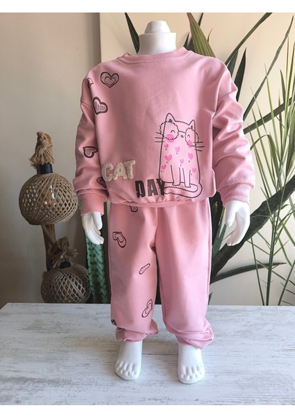 Kız Çocuk Alt Üst Takım Uzun Kollu Eşofman Rahat Şık Modern Tasarım fiyatları