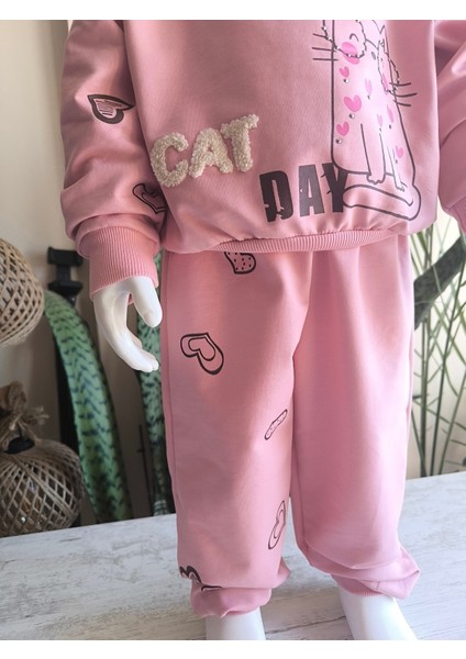 Kız Çocuk Alt Üst Takım Uzun Kollu Eşofman Rahat Şık Modern Tasarım modelleri