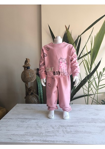 Kız Çocuk Alt Üst Takım Uzun Kollu Eşofman Rahat Şık Modern Tasarım indirimleri