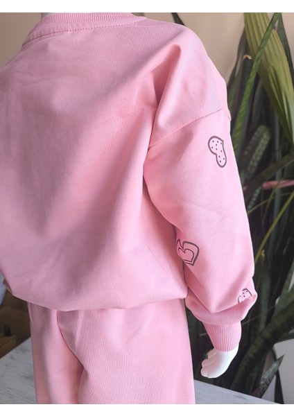 Kız Çocuk Alt Üst Takım Uzun Kollu Eşofman Rahat Şık Modern Tasarım