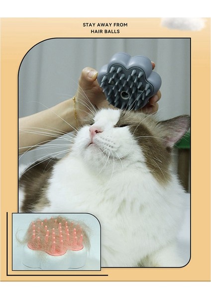 Kediler Için Buharlı Fırça Buharlı Köpek Fırçası Elektrikli Kedi Tüy Fırçaları Masaj Evcil Hayvan Bakım Tarakları Tüy Dökücü Tarakları (Yurt Dışından) fırsatları