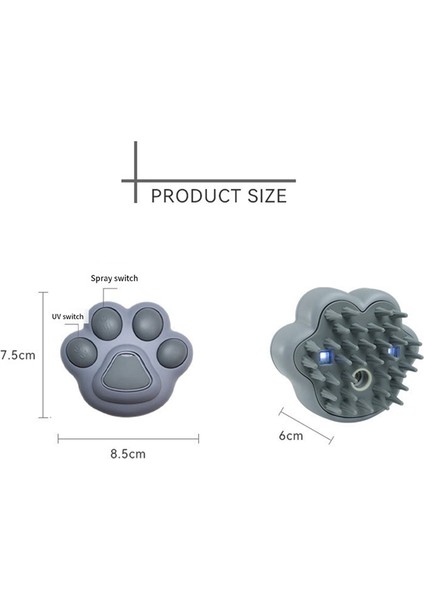 Kediler Için Buharlı Fırça Buharlı Köpek Fırçası Elektrikli Kedi Tüy Fırçaları Masaj Evcil Hayvan Bakım Tarakları Tüy Dökücü Tarakları (Yurt Dışından) indirimleri