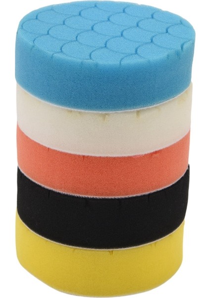 Araba Tampon Cilalama Makinesi Zımparalama, Ağdalama, Parlatma, Sızdırmazlık Cilası Için 5 Adet 4 Inç Cilalama Pedleri ve Parlatma Sünger Pedleri Seti (Yurt Dışından) fiyatları