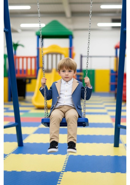 Erkek Çocuk Şık Ceketli ve Pantolonlu Takım Gömlek ve Papyon Dahil Kaliteli Şık Rahat modelleri