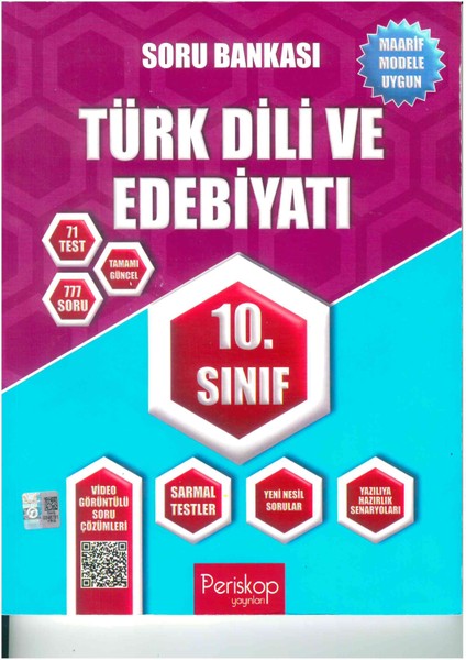 10. Sınıf Türk Dili ve Edebiyatı Soru Bankası (Maarifmodelineuygun)