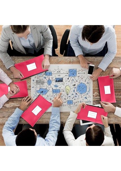 6 Parçalı Fermuarlı Para Çantası Güvenlik Banka Mevduat Çantası Para Çantası Fiş Tutucu Nakit Paralar Kozmetik Kağıt Para Araçları D (Yurt Dışından) fırsatları