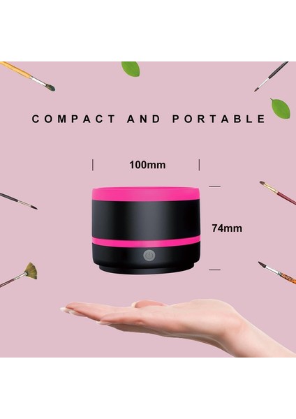 Boya Fırçası Temizleyici, Elektrikli Boya Fırçası Temizleyici Durulama Kabı, Boyama Fırçası, Sanatçı Fırçası Temizleme Yıkama Fırçası (Yurt Dışından) modelleri