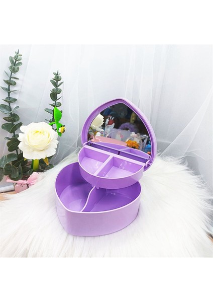 Kalp Şeklinde Mücevher Kutuları, Plastik Sarı Mücevher Saklama, Kalp Şeklinde Mücevher Kutuları, Kırtasiye Kutuları, Çekmeceli Makyaj Kutusu (Yurt Dışından) modelleri