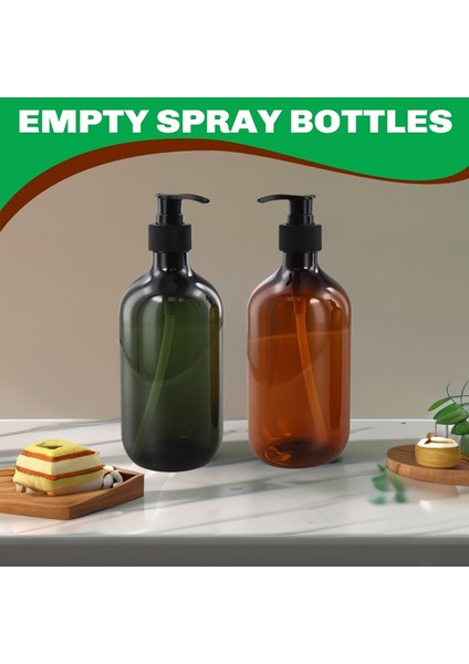 17 Oz Sabunluk, Mutfak Banyo Tezgahı Için El Bulaşık Deterjanı Dispenseri, Yeniden Doldurulabilir Losyon Sıvı Sabun Pompası Şişeleri (Yurt Dışından) indirimleri