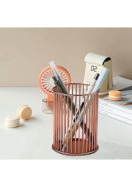 Kalemlik, File Kalemlik Bardak, Ofis Kalem Düzenleyici, Gül Altın Yuvarlak Kalemlik (Yurt Dışından) fiyatları