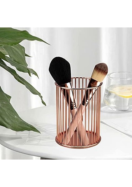 Kalemlik, File Kalemlik Bardak, Ofis Kalem Düzenleyici, Gül Altın Yuvarlak Kalemlik (Yurt Dışından) fırsatları