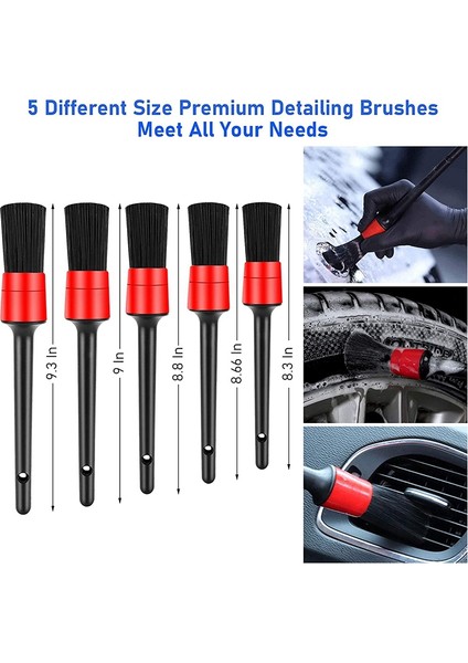15 Parça Araba Detaylandırma Fırçası Seti, Araba Iç Temizlik Seti Detay Fırçaları, Jant Fırçası, Jant Lastik Fırçası Setini Içerir (Yurt Dışından) fırsatları