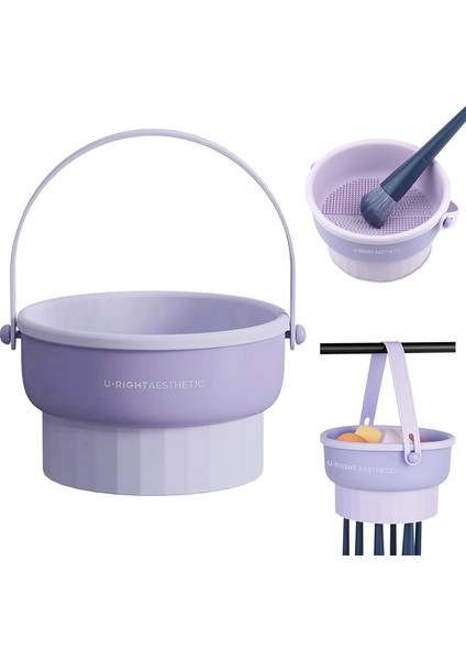 Makyaj Fırçası Temizleme Matı Silikon Makyaj Fırçası Temizleme Kabı Kurutma Tutucu Fırça Temizleme Fırçası Aracı (Yurt Dışından) modelleri