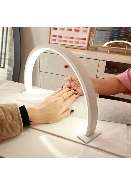 Tırnak Masası Için Yarım Ay Işığı USB Masa Lambası Tırnak Kirpik Kirpik Dövmesi Kaş LED Masa Lambası Çalışma Masası Lambası Pembe (Yurt Dışından) fırsatları