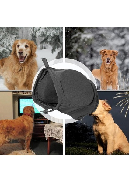 Köpek Başlıklı Kulaklıklar Sakinleştirici Kulak Örtüsü Ayarlanabilir Gürültü Önleyici Evcil Hayvan Kulak Bakımı Kaygı Giderici Evcil Hayvanlar Için Sakinleştirici Bant M (Yurt Dışından) fırsatları