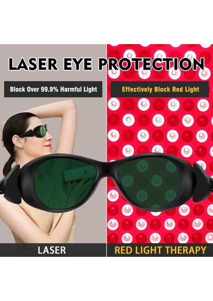 Kırmızı Işık Terapi Gözlükleri, Lazer Güvenli Ipl 200-2000NM Gözlükler, Kırmızı Işık Terapisi Için Göz Koruması (Yurt Dışından) modelleri