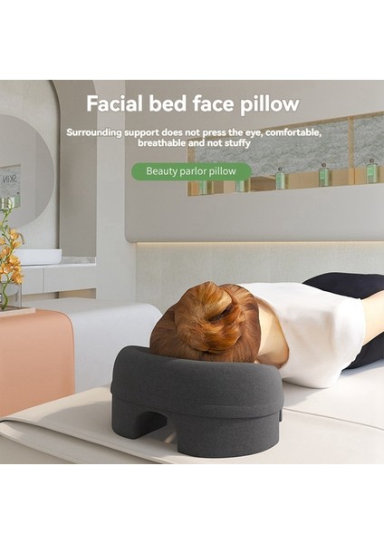 Hafızalı Köpük Nefes Alabilen Baş Yastığı Ergonomisi Yatma Yastığı Destek Yastığı Vücut Masajı Yüz Yastığı B (Yurt Dışından) fırsatları