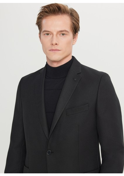 Slim Fit Siyah Erkek Ceket ACE004261378_SYH modelleri