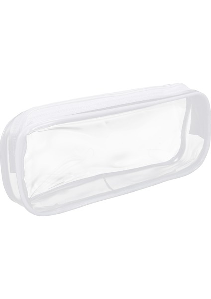 4 Adet Şeffaf Pvc Fermuarlı Kalem Kutusu, Büyük Kapasiteli Kalem Çantası, Fermuarlı Makyaj Çantası, Okul Ofis Kırtasiye Malzemeleri Için (Beyaz) (Yurt Dışından) fiyatları