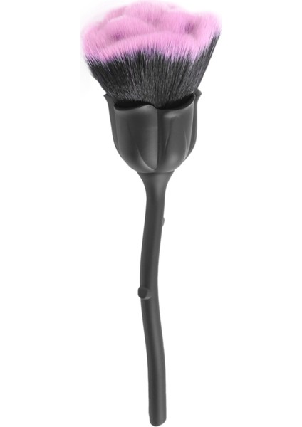 Tırnak Toz Fırçası Fırçası Tırnak Sanatı Temizleme Fırçası Allık Pudra Fırçası (Siyah) (Yurt Dışından)