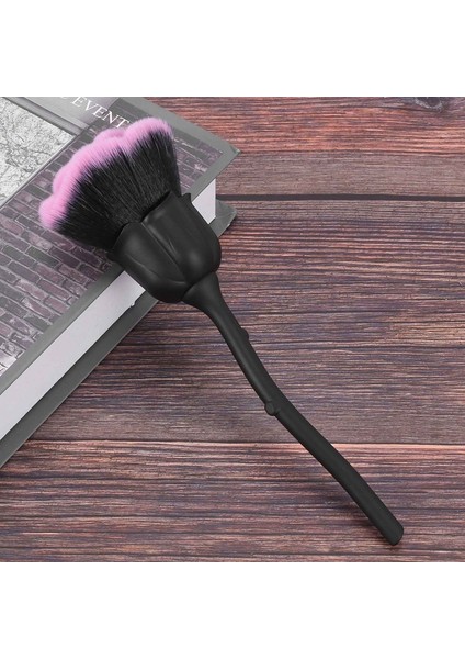 Tırnak Toz Fırçası Fırçası Tırnak Sanatı Temizleme Fırçası Allık Pudra Fırçası (Siyah) (Yurt Dışından) modelleri