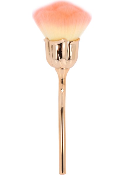 Tırnak Toz Fırçası Fırçası Tırnak Sanatı Temizleme Fırçası Allık Pudra Fırçası (Altın) (Yurt Dışından)