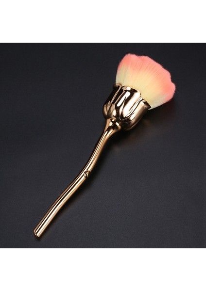 Tırnak Toz Fırçası Fırçası Tırnak Sanatı Temizleme Fırçası Allık Pudra Fırçası (Altın) (Yurt Dışından) modelleri