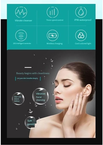 Elektrikli Temizleme Fırçası, Derin Gözenek Temizliği, Cilt Peelingi ve Güzellik Artırıcı Titreşimli Temizleyici (Yurt Dışından) indirimleri