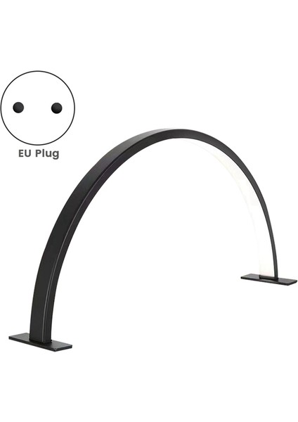 Yarım Ay Tırnak Masası Lambası Güzellik Salonu Çalışma Işığı 3 Renk Sıcaklığı 2700K-6500K Tırnak, Kirpik ve Dövme Için Siyah Ab Fişi (Yurt Dışından) fırsatları