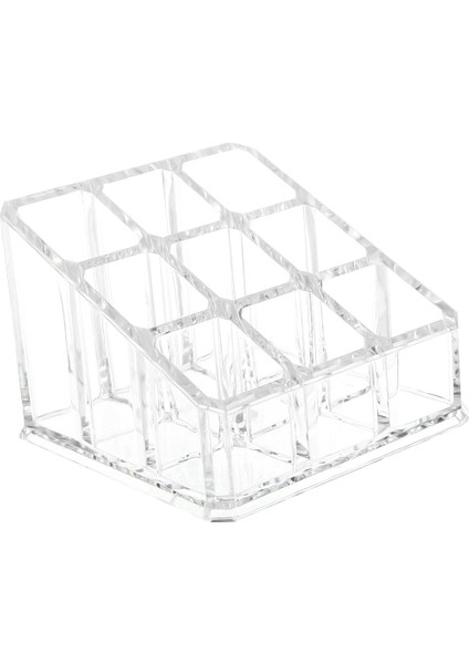 Makyaj 9 Ruj Akrilik Saklama Standı Raf Tutucu Düzenleyici (Yurt Dışından)