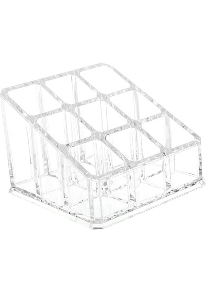 Makyaj 9 Ruj Akrilik Saklama Standı Raf Tutucu Düzenleyici (Yurt Dışından) fiyatları