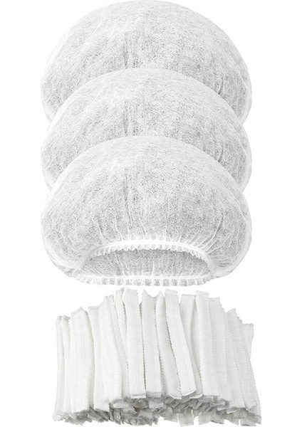 500 Adet Tek Kullanımlık Bone Toplu 21 Inç Tek Kullanımlık Saç Şapkaları, Elastik Toz Kapağı, Gıda Servisi Için Saç Fileleri (Yurt Dışından)