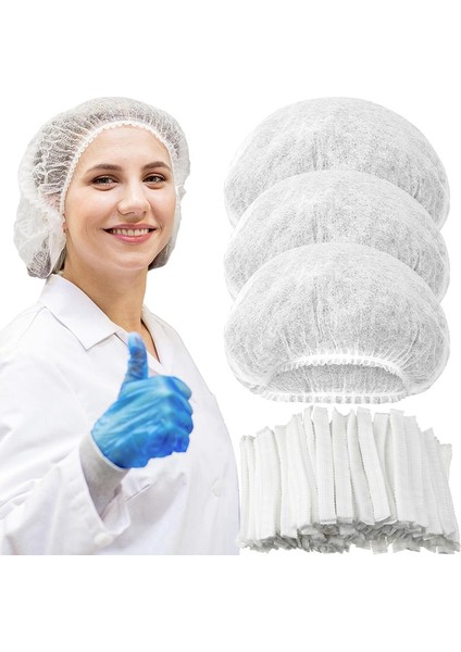 500 Adet Tek Kullanımlık Bone Toplu 21 Inç Tek Kullanımlık Saç Şapkaları, Elastik Toz Kapağı, Gıda Servisi Için Saç Fileleri (Yurt Dışından) modelleri